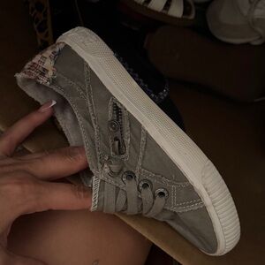 Trendy Gray Kids Sneakers